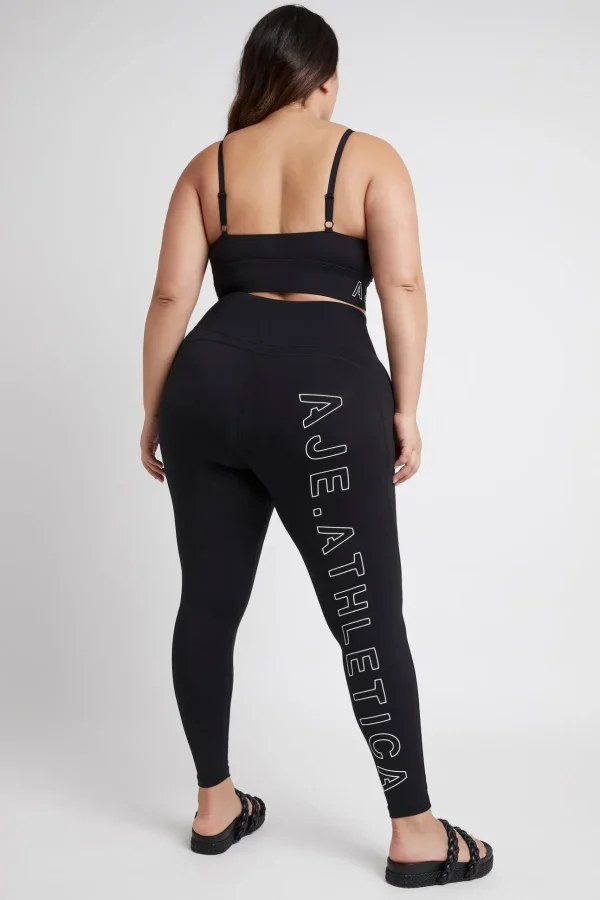 High Rise Logo Full Length Legging 206