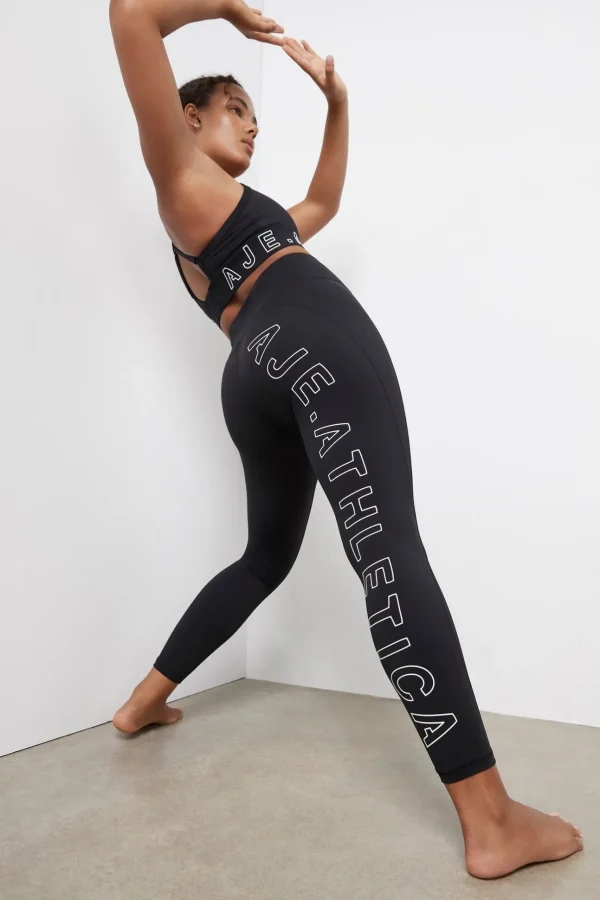 High Rise Logo Full Length Legging 206