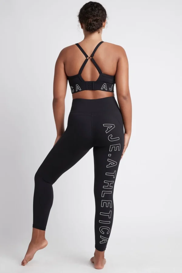 High Rise Logo Full Length Legging 206
