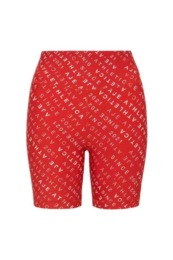 High Rise Logo Shorts 607