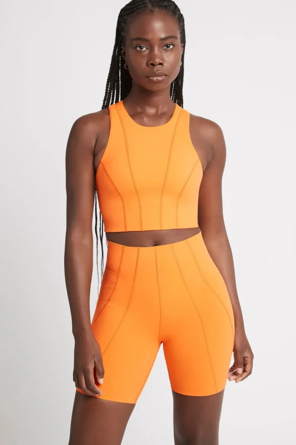 High Rise Mid Length Bike Short 615