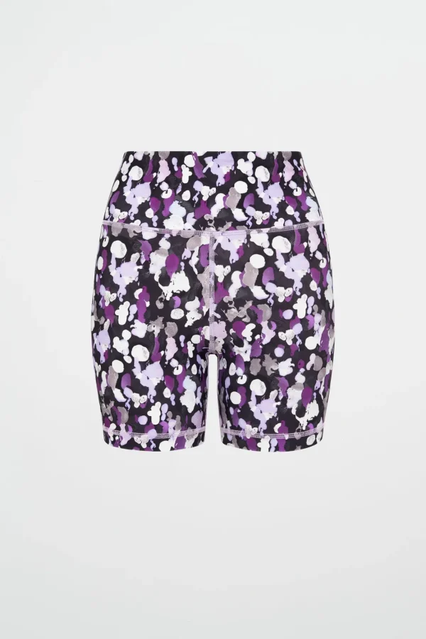 High Rise Mid Length Bike Shorts 607