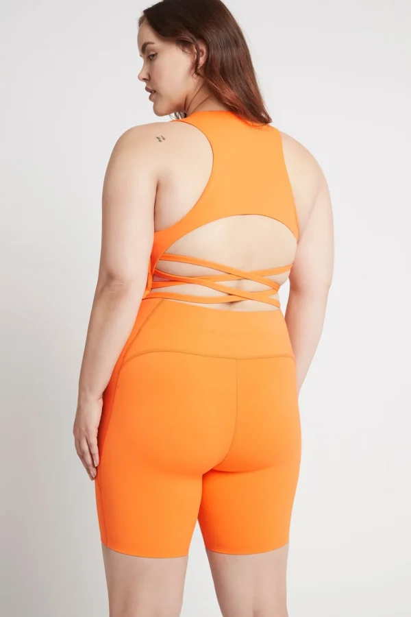 High Rise Mid Length Bike Short 615