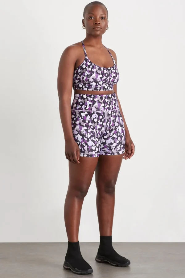 High Rise Mid Length Bike Shorts 607