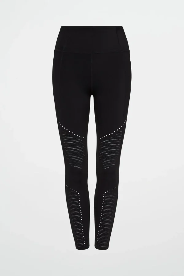High Rise Perforated 7/8 Legging 227