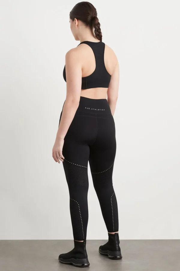 High Rise Perforated 7/8 Legging 227