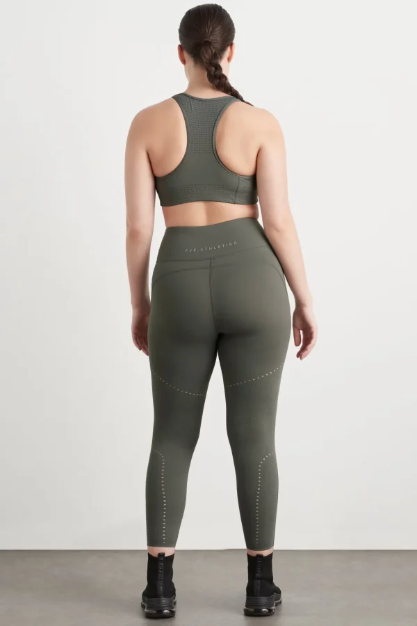 High Rise Perforated 7/8 Legging 227