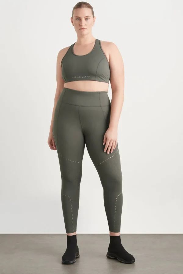 High Rise Perforated 7/8 Legging 227
