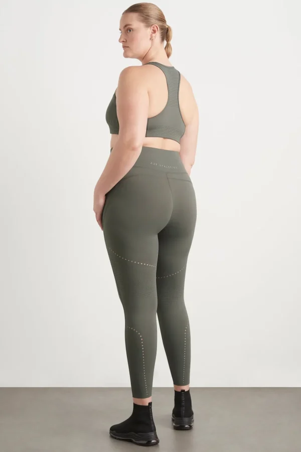 High Rise Perforated 7/8 Legging 227