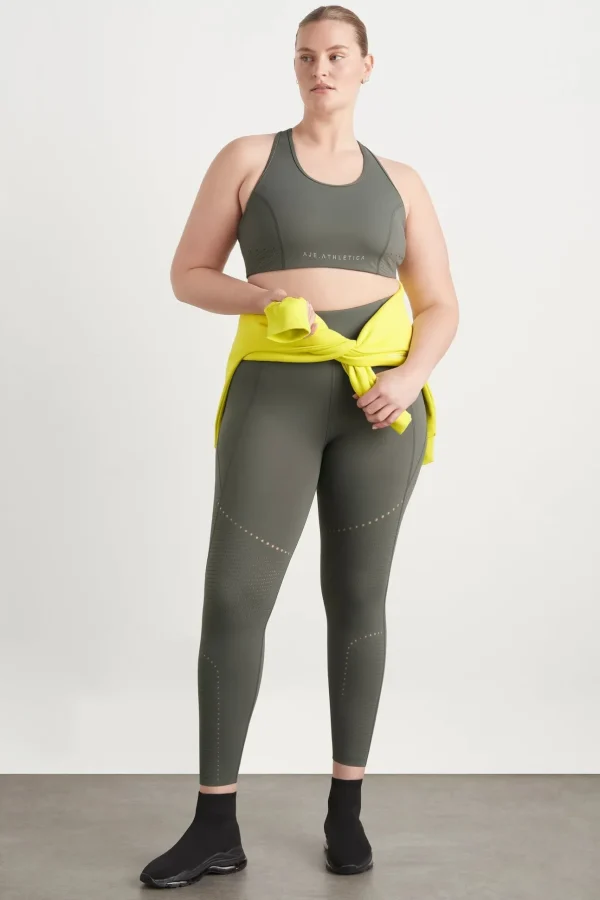 High Rise Perforated 7/8 Legging 227