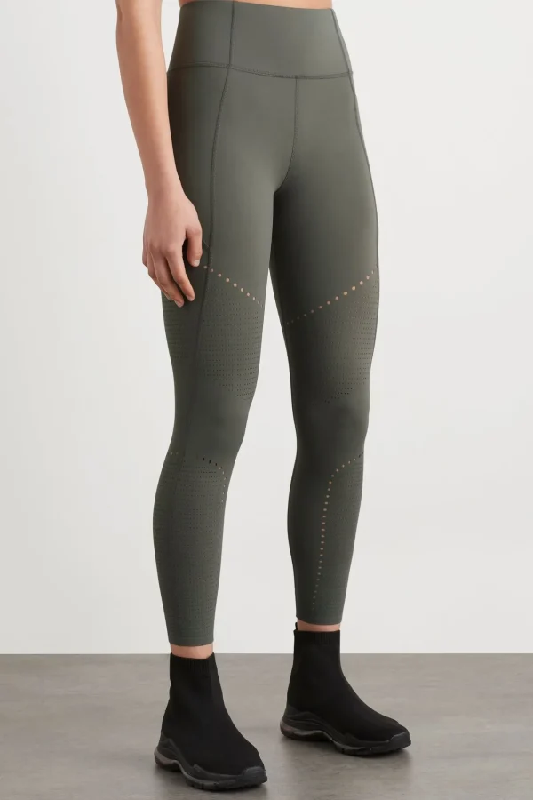 High Rise Perforated 7/8 Legging 227