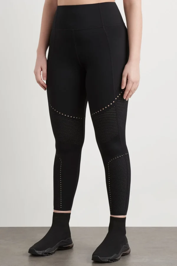 High Rise Perforated 7/8 Legging 227