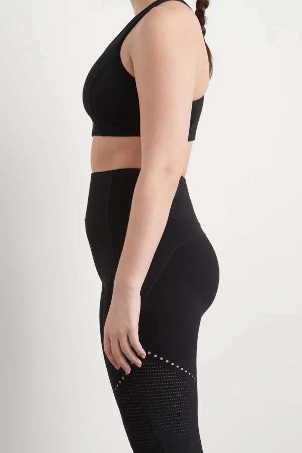 High Rise Perforated 7/8 Legging 227