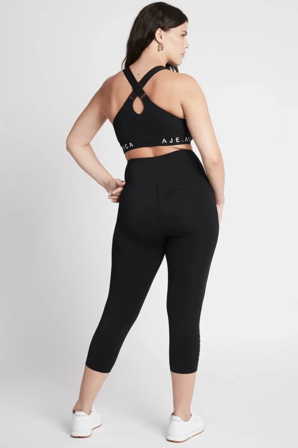 High Rise Signature Logo 3/4 Legging 218