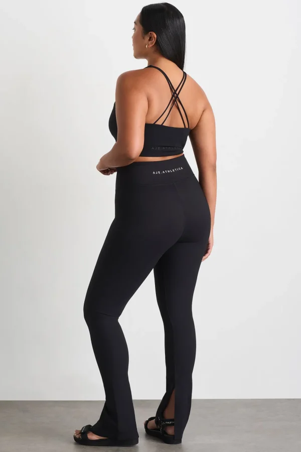 High Waist Split Hem Legging 205