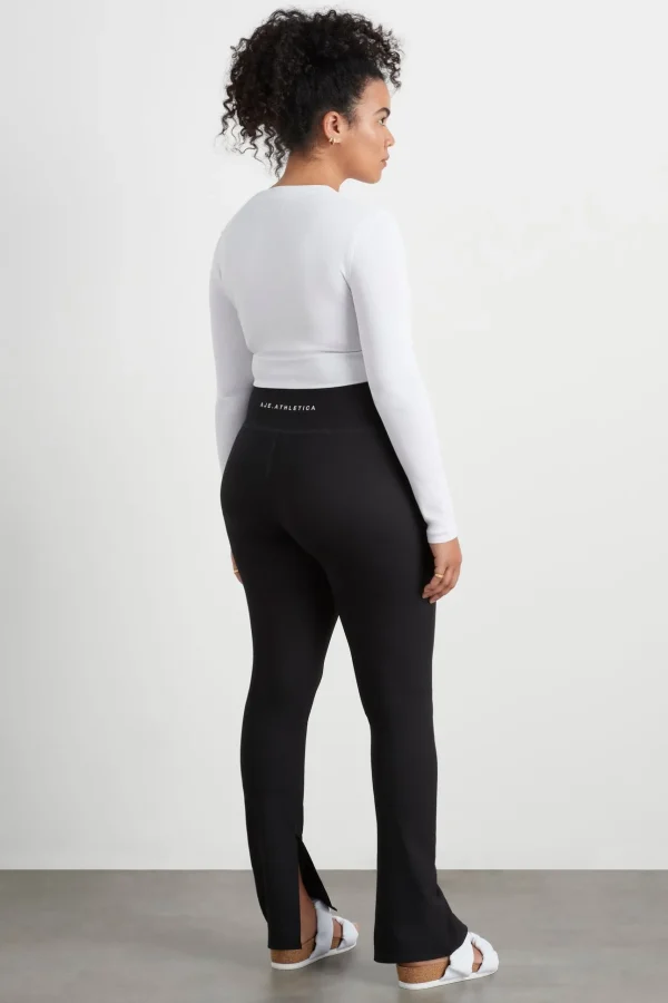High Waist Split Hem Legging 205