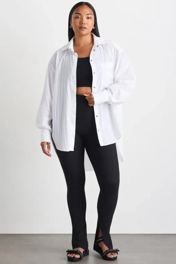 High Waist Split Hem Legging 205