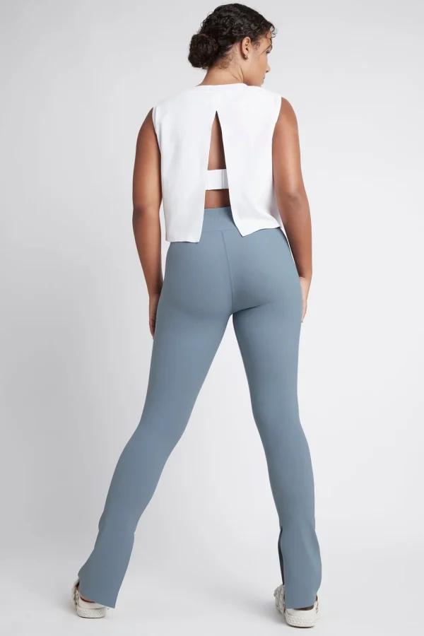 High Waist Split Hem Legging 205