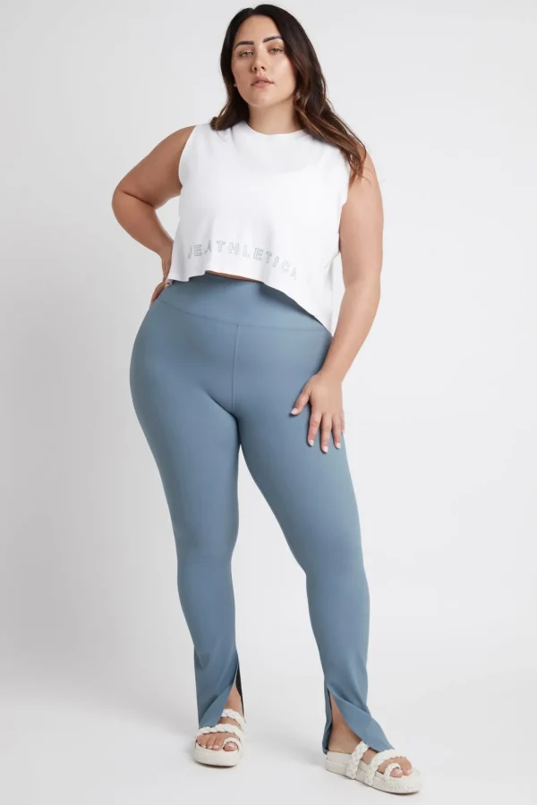 High Waist Split Hem Legging 205