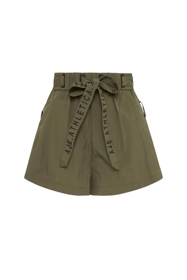 High Waisted Belted Shorts 608