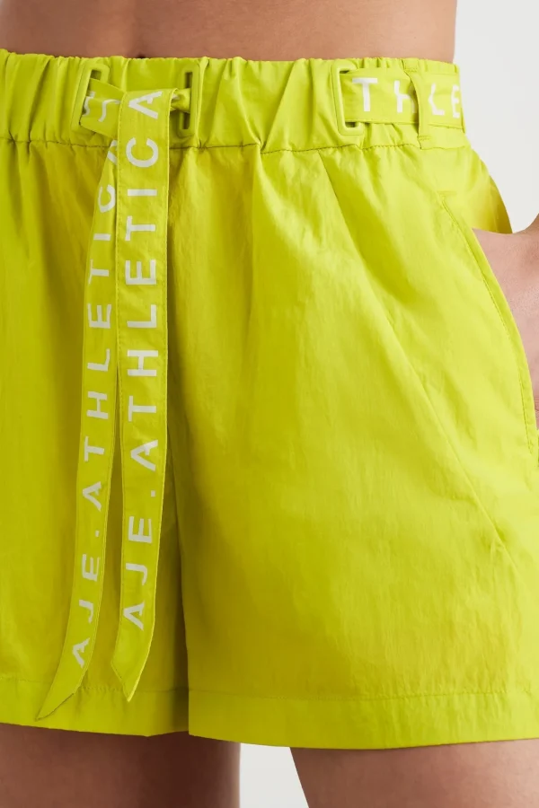 High Waisted Belted Shorts 608