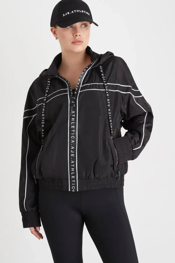 Hooded Windbreaker Jacket 016