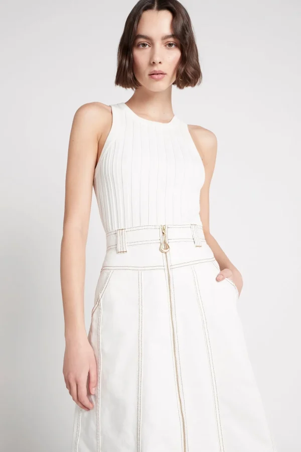 Hydra Racer Knit Ribbed Top