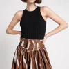 Hydra Racer Knit Ribbed Top
