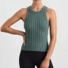 Hydra Racer Knit Ribbed Top
