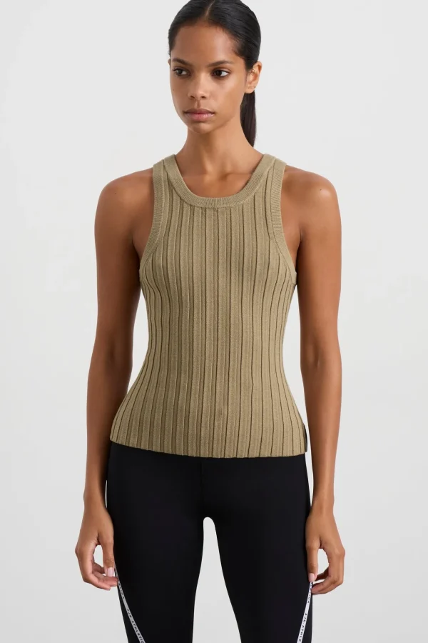 Hydra Racer Knit Ribbed Top