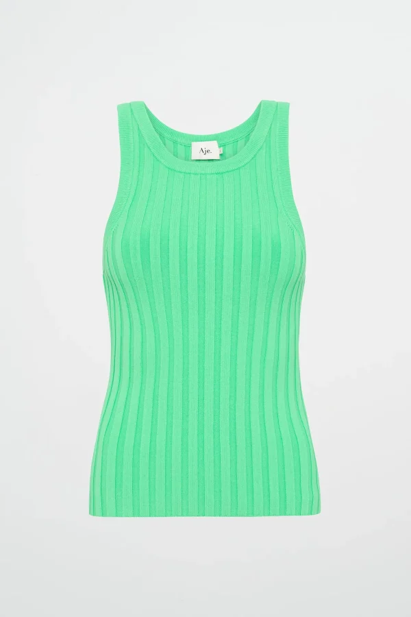 Hydra Racer Knit Ribbed Top