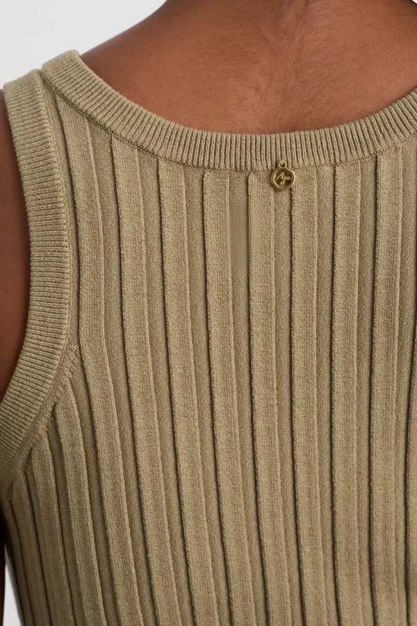 Hydra Racer Knit Ribbed Top