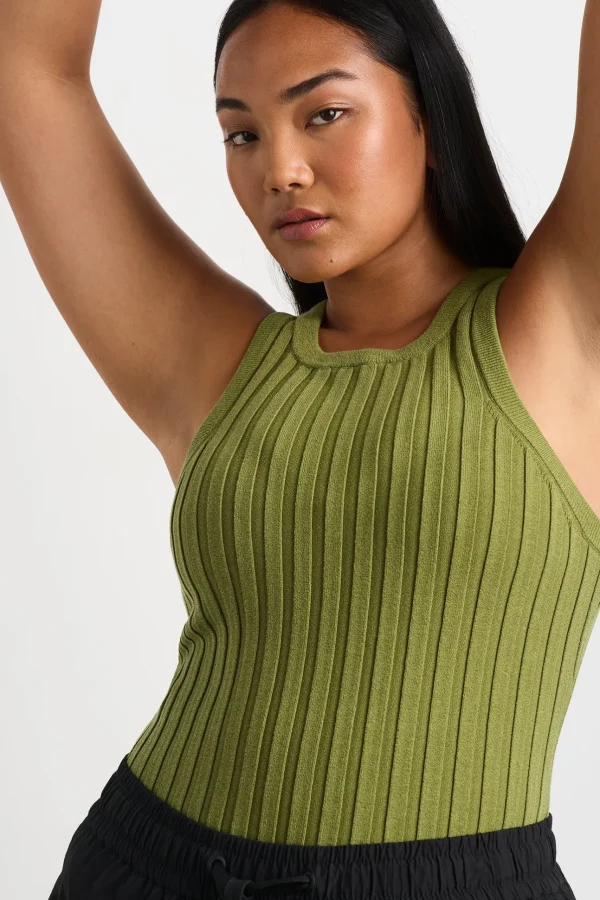 Hydra Racer Knit Ribbed Top