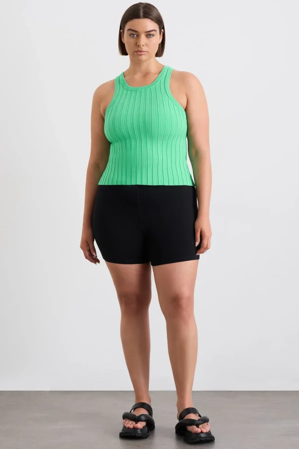 Hydra Racer Knit Ribbed Top