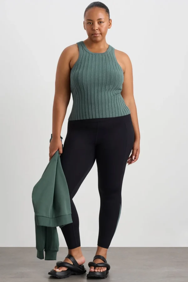 Hydra Racer Knit Ribbed Top