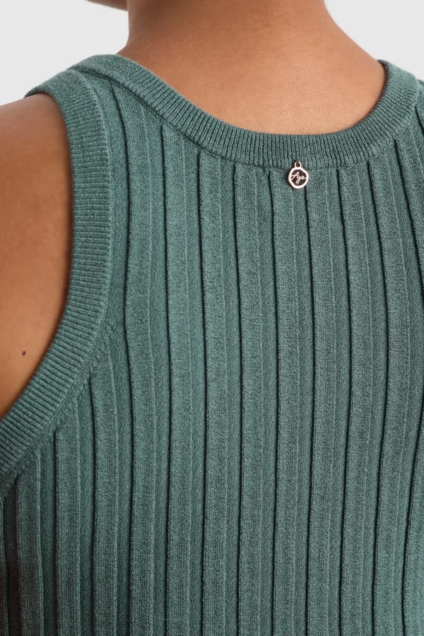 Hydra Racer Knit Ribbed Top