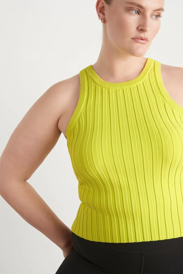 Hydra Racer Knit Ribbed Top