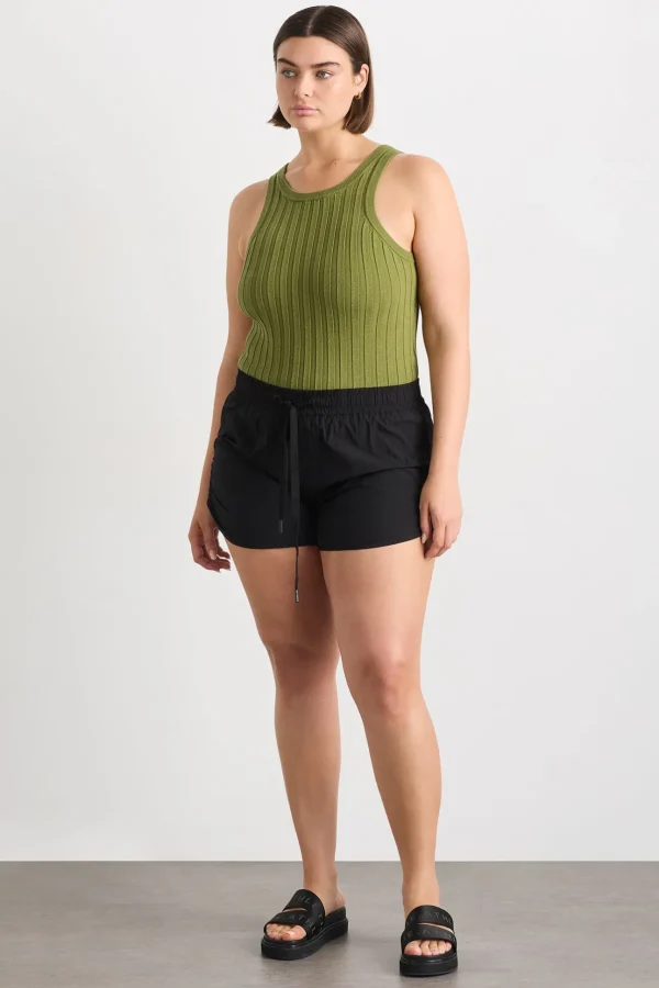 Hydra Racer Knit Ribbed Top