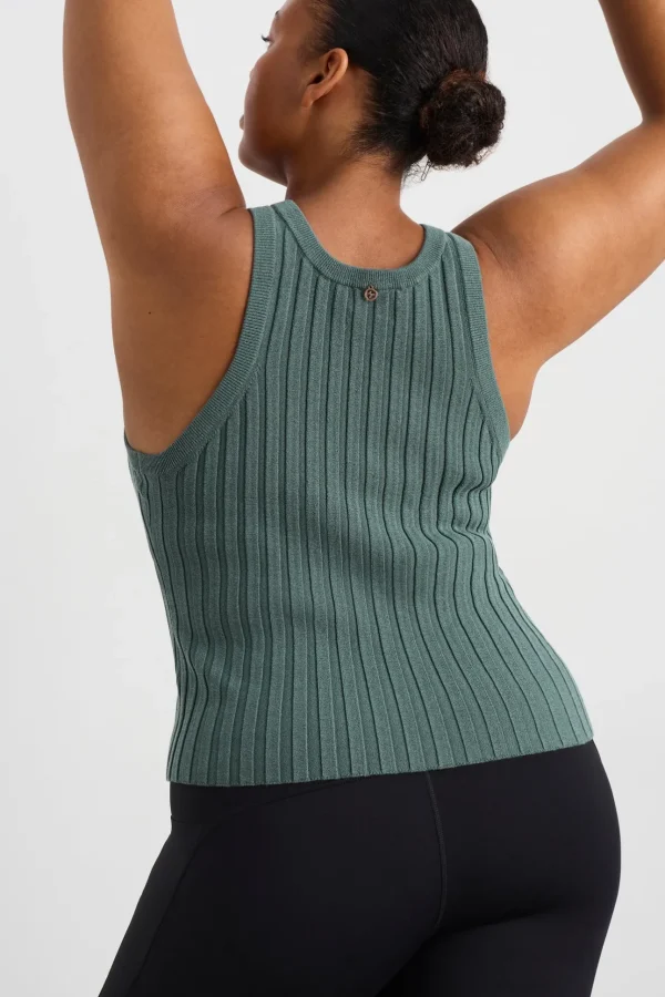 Hydra Racer Knit Ribbed Top