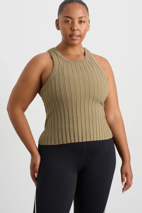Hydra Racer Knit Ribbed Top