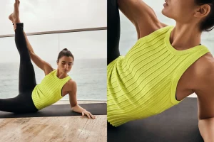 Hydra Racer Knit Ribbed Top