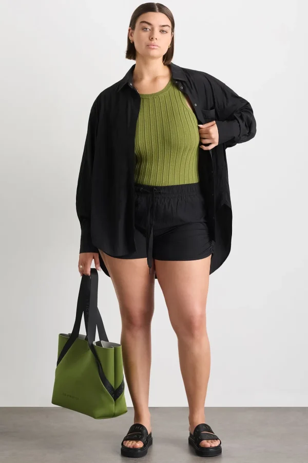Hydra Racer Knit Ribbed Top