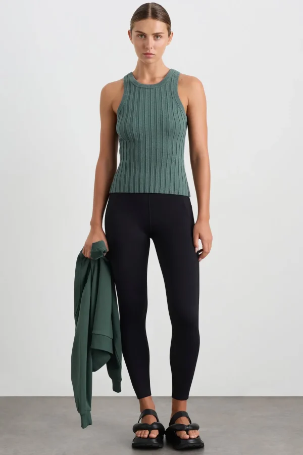 Hydra Racer Knit Ribbed Top