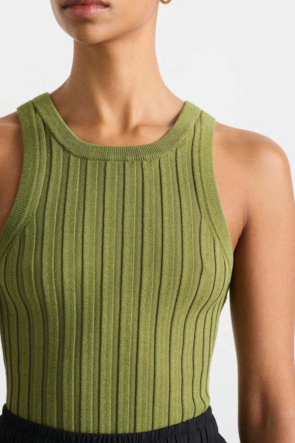 Hydra Racer Knit Ribbed Top