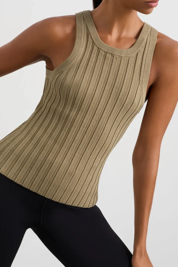 Hydra Racer Knit Ribbed Top