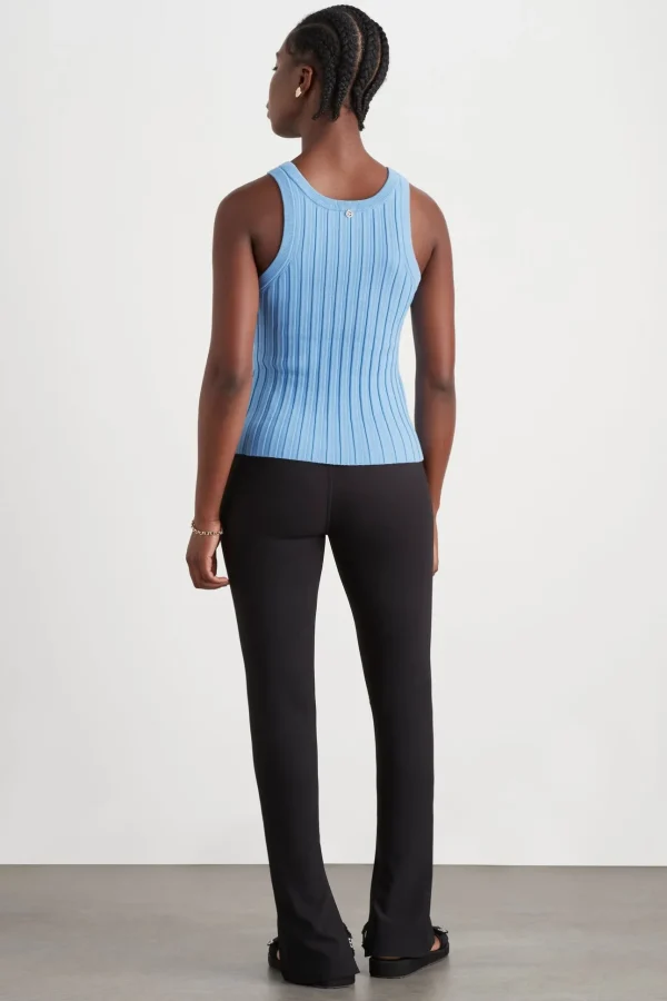 Hydra Racer Knit Ribbed Top