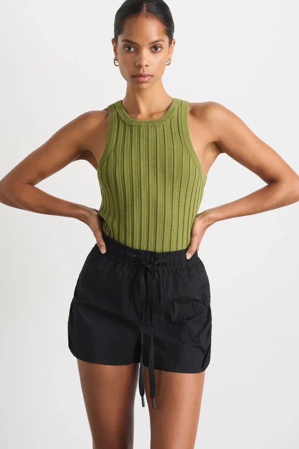 Hydra Racer Knit Ribbed Top