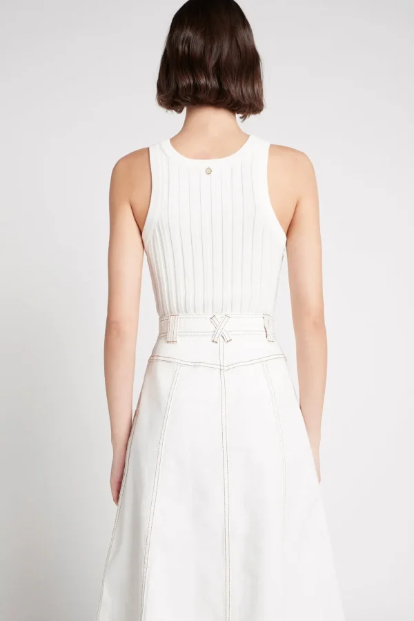 Hydra Racer Knit Ribbed Top