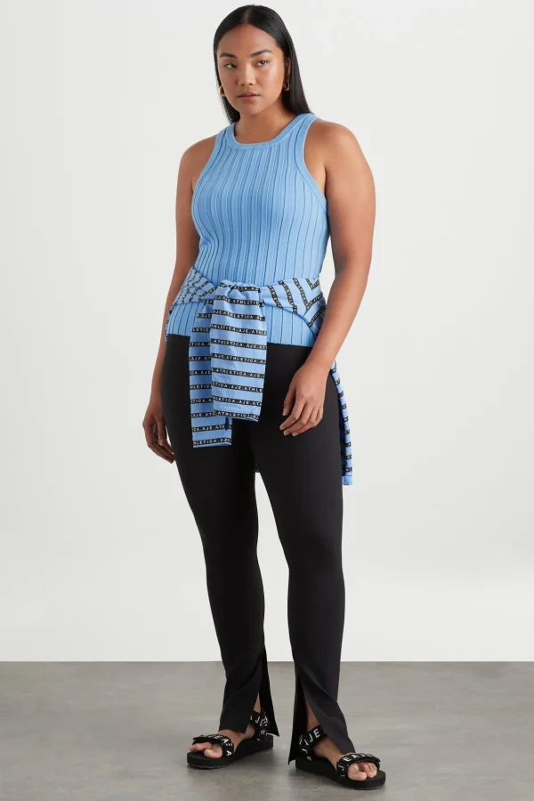 Hydra Racer Knit Ribbed Top