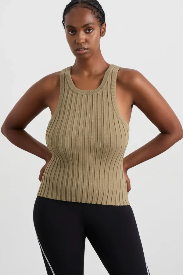 Hydra Racer Knit Ribbed Top